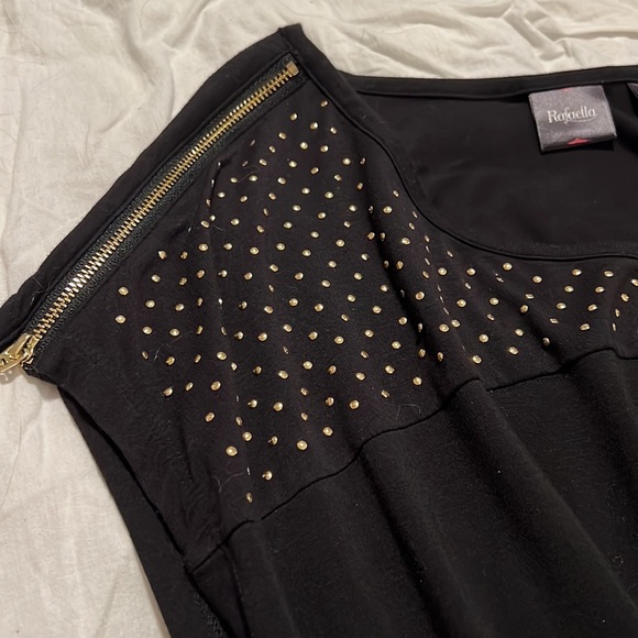 Rafaella gold studded blouse - Picture 3 of 5